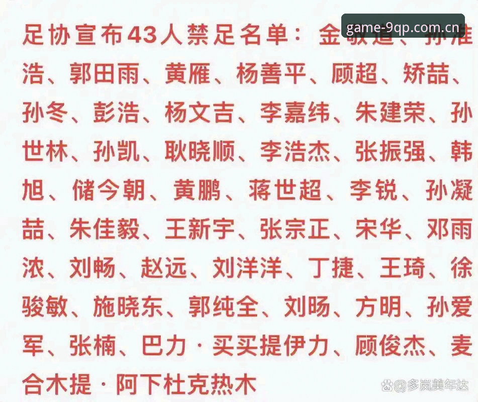 禁足名单vs终身禁赛：中国足协铁腕治乱，17人终身禁足背后的博弈真相